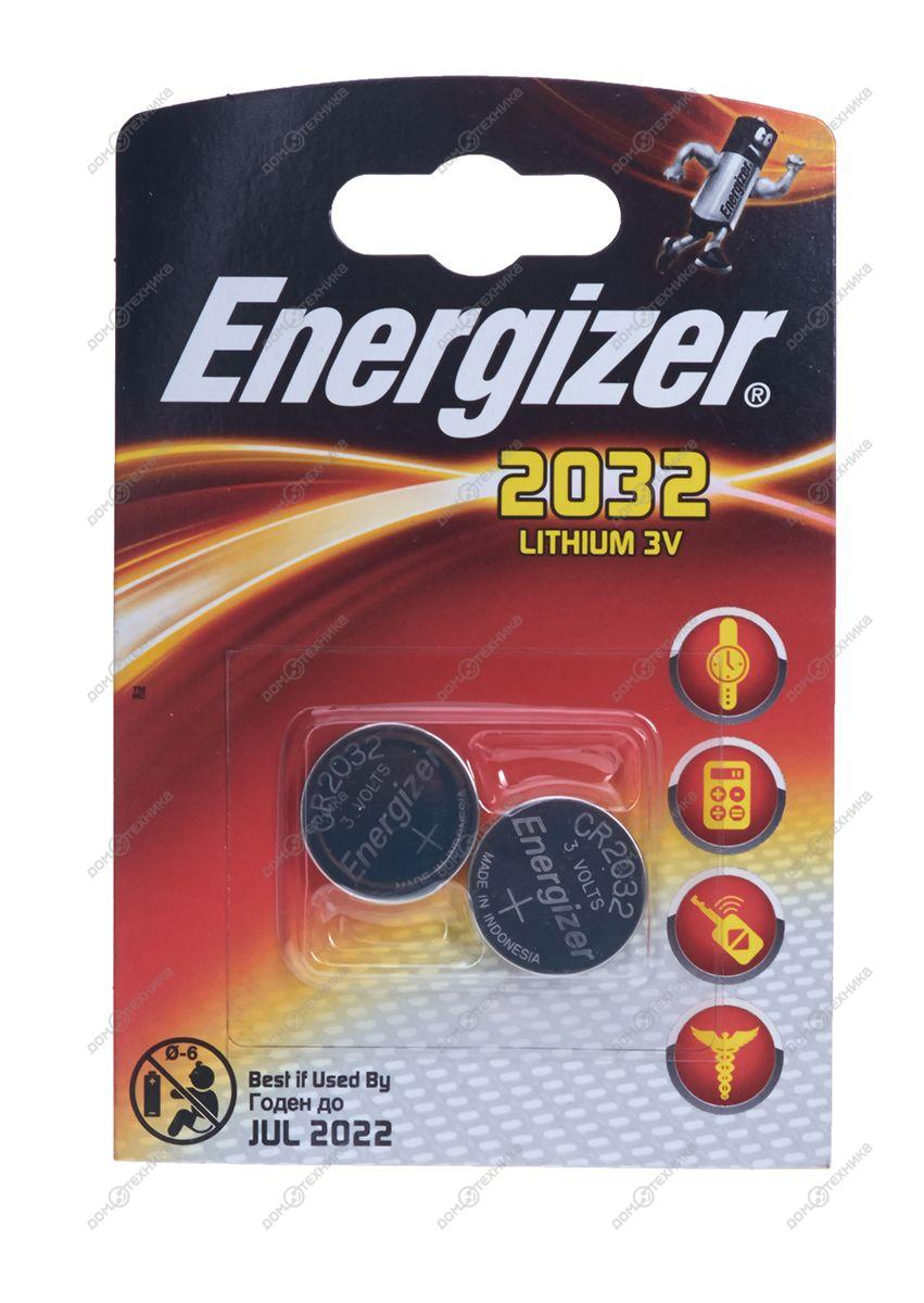 картинка Батарейка Energizer Lithium CR2032 (цена за блистер 2шт)