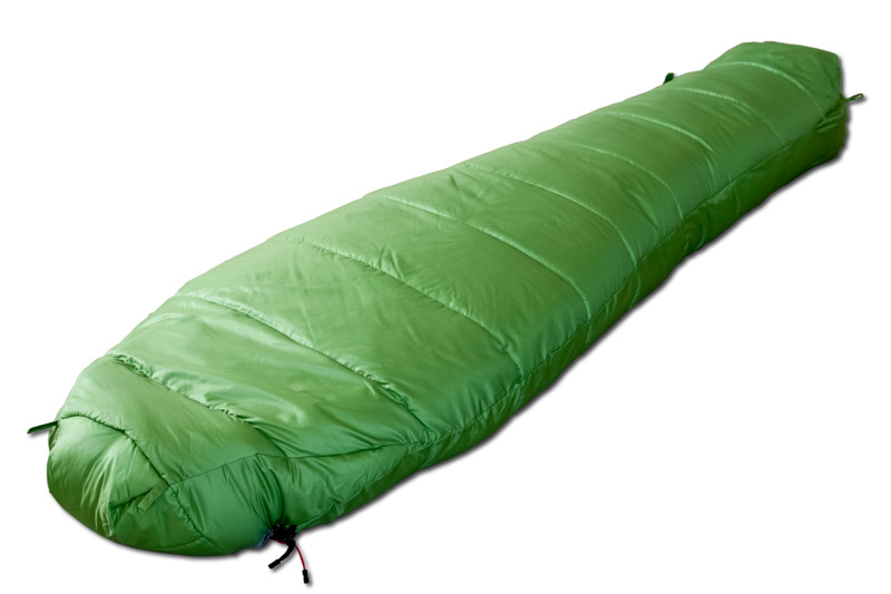 картинка Мешок спальный ALEXIKA MOUNTAIN зеленый, правый, 220x80x55 см (ТК:+2C)