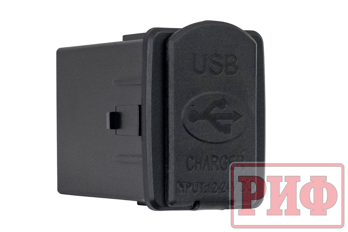 картинка Розетка USB 2 QC 3.0 для Nissan 30x22х38