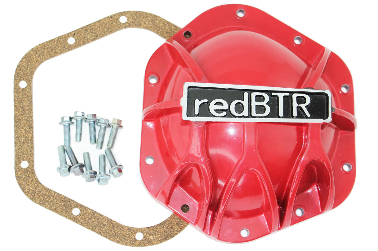 картинка Крышка картера моста redBTR алюминиевая без пробок