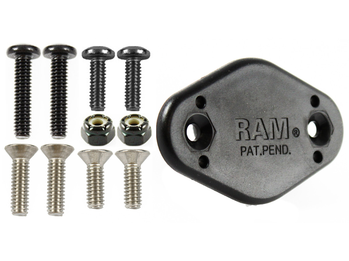 картинка Универсальное крепление RAM® EZY-MOUNT, Ромб с отверстиями и крепежом 