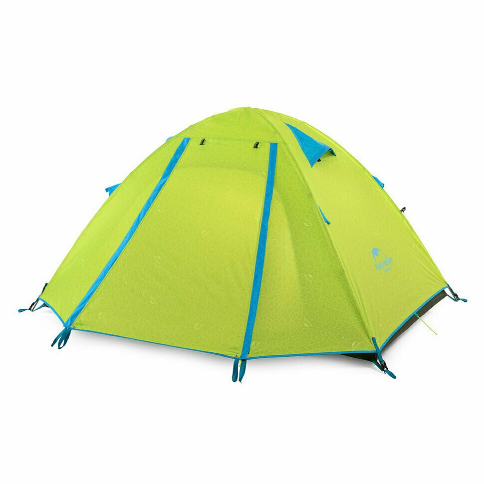 картинка Палатка Naturehike P-Series NH18Z022-P 210T/65D двухместная, зеленая 2, 6927595762622