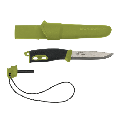 картинка Нож Morakniv Companion Spark (S) Green, нержавеющая сталь, 13570
