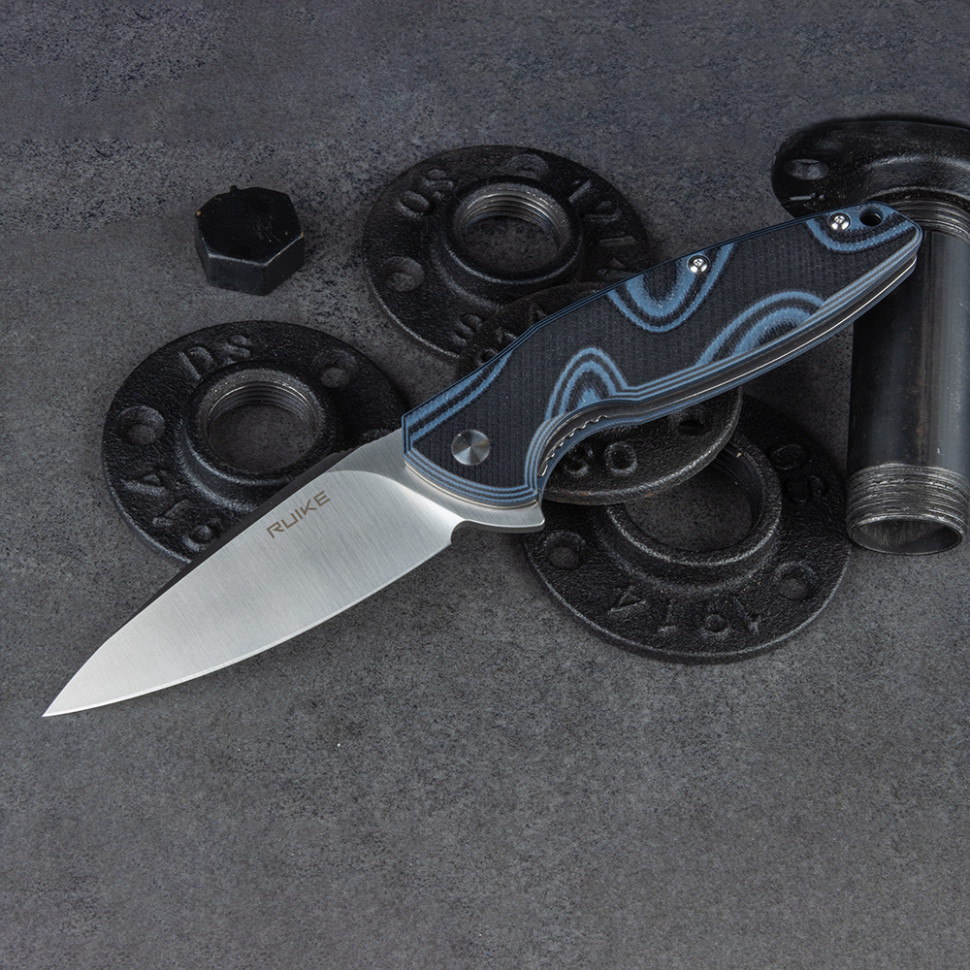 картинка Нож Ruike Fang P105 черно-синий