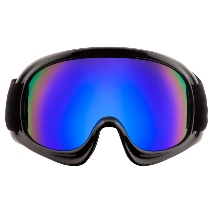 картинка Очки снегоходные CKX BLAZE с двойной линзой синий Revo, черный