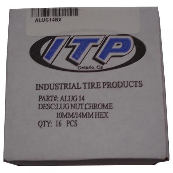 картинка Гайки для колесного диска ITP 10mm x 1.25 TP TAPERED CHROME LUG NUT, упаковка 16шт