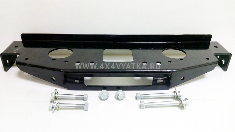 картинка Плошадка для скрытой установки лебедки в штатный передний бампер MITSUBISHI L200 2006-2015/ PAJERO SPORT 2008-2015