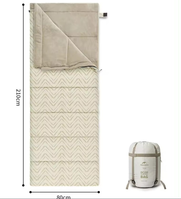 картинка Мешок спальный Naturehike Shanmi, 210х80см, (ТК: +13C), (правый), бежевый