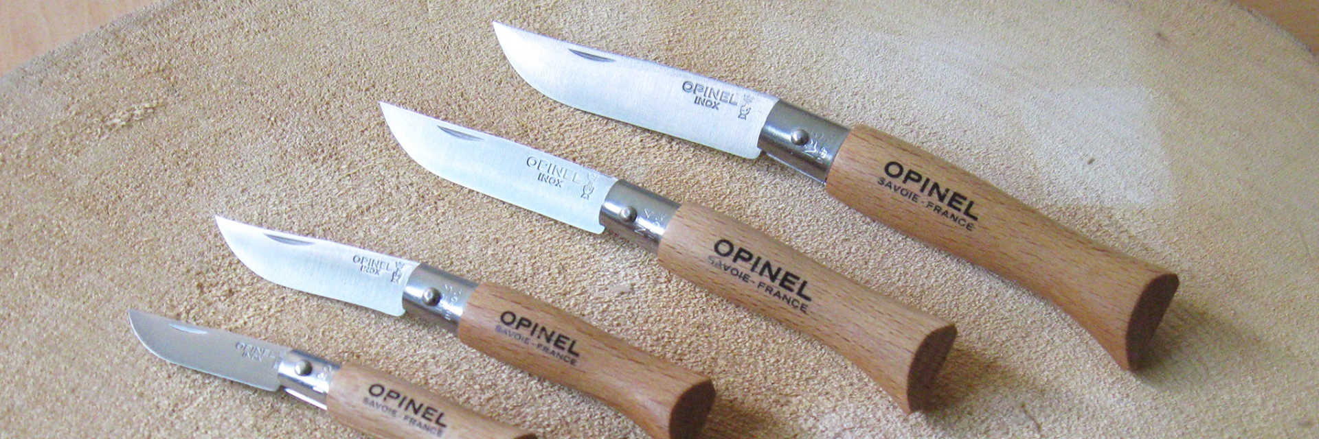 картинка Нож Opinel №4, нержавеющая сталь, рукоять из бука