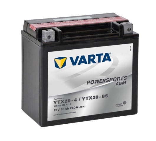 картинка Аккумулятор VARTA 18Ah Varta 12V 518 902 025  AGM
