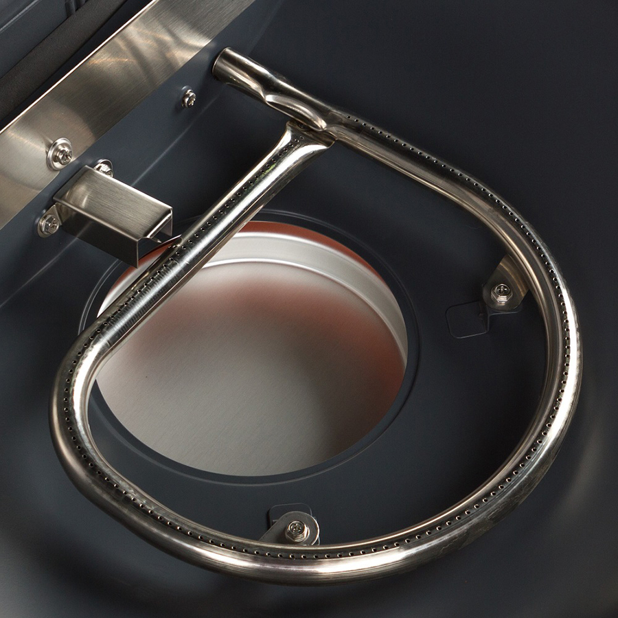картинка Гриль газовый O-GRILL 500MT bicolor черный-серебро, с термометром (в комплекте адаптер тип А)