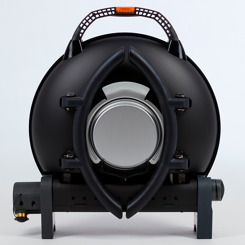 картинка Гриль газовый O-GRILL 900МT bicolor черный-серебристый (в комплекте адаптер тип А)