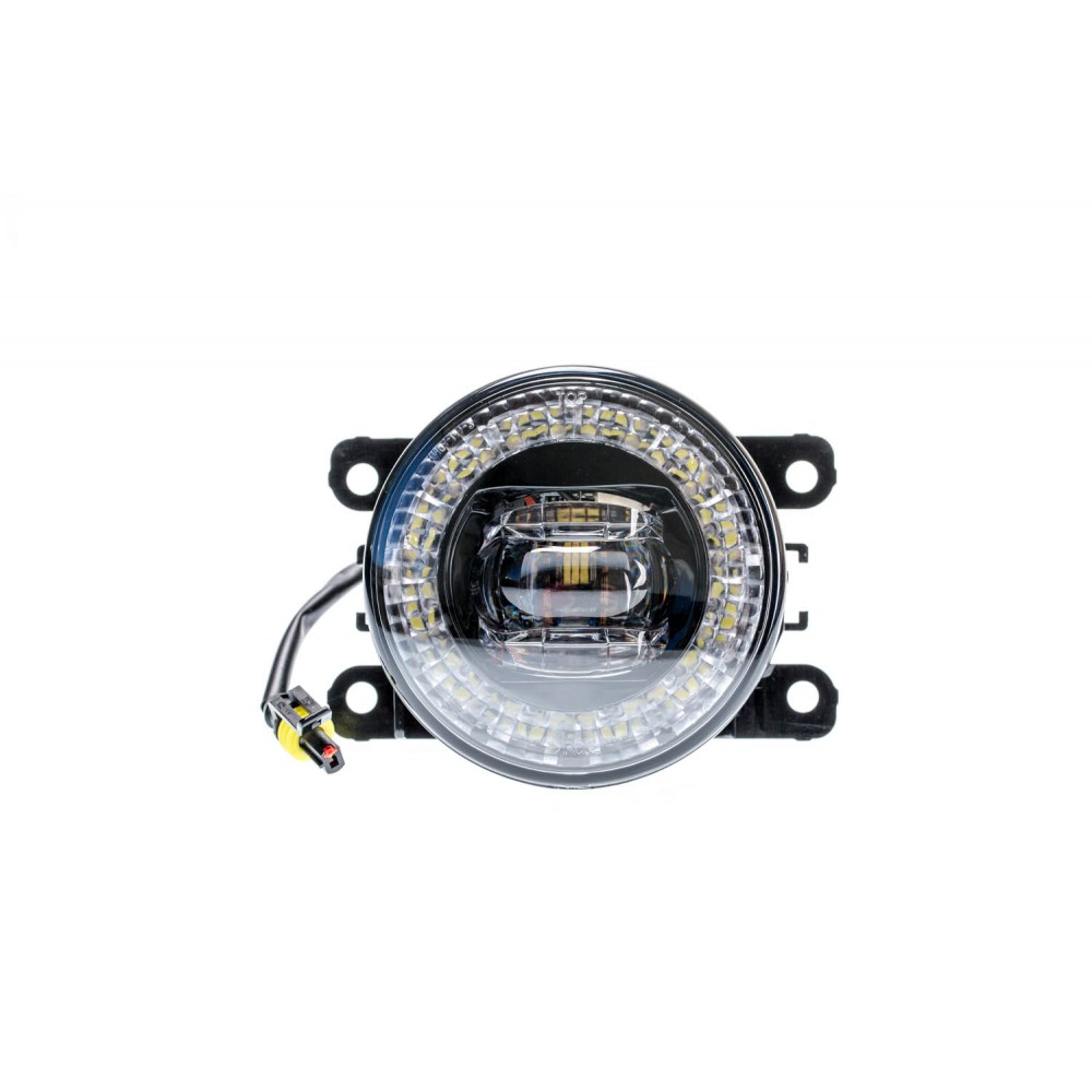 картинка Светодиодная противотуманная фара OPTIMA LED FOG LIGHT 998 Nissan/Honda 90мм, 9W/2W, 5500K, 9-18V, комплект 2шт