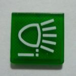 картинка Пиктограмма Функция "Work light right", цвет зеленый (9XT 713 630-701)