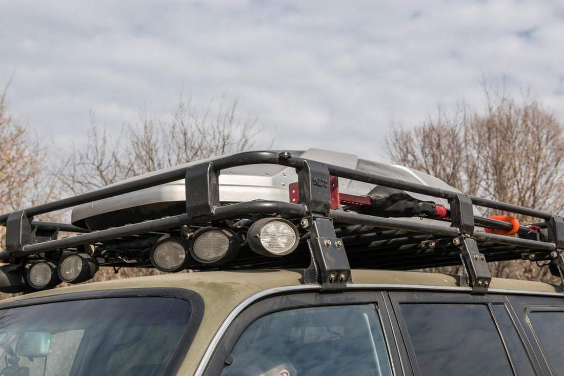 картинка Багажник KDT силовой 6-опорный для Toyota Land Cruiser 80 2.0 х1.25м алюминиевый