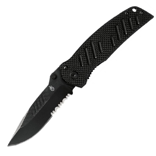 картинка Нож Gerber Tactical Swagger, серрейторное лезвие, блистер, 31-000594