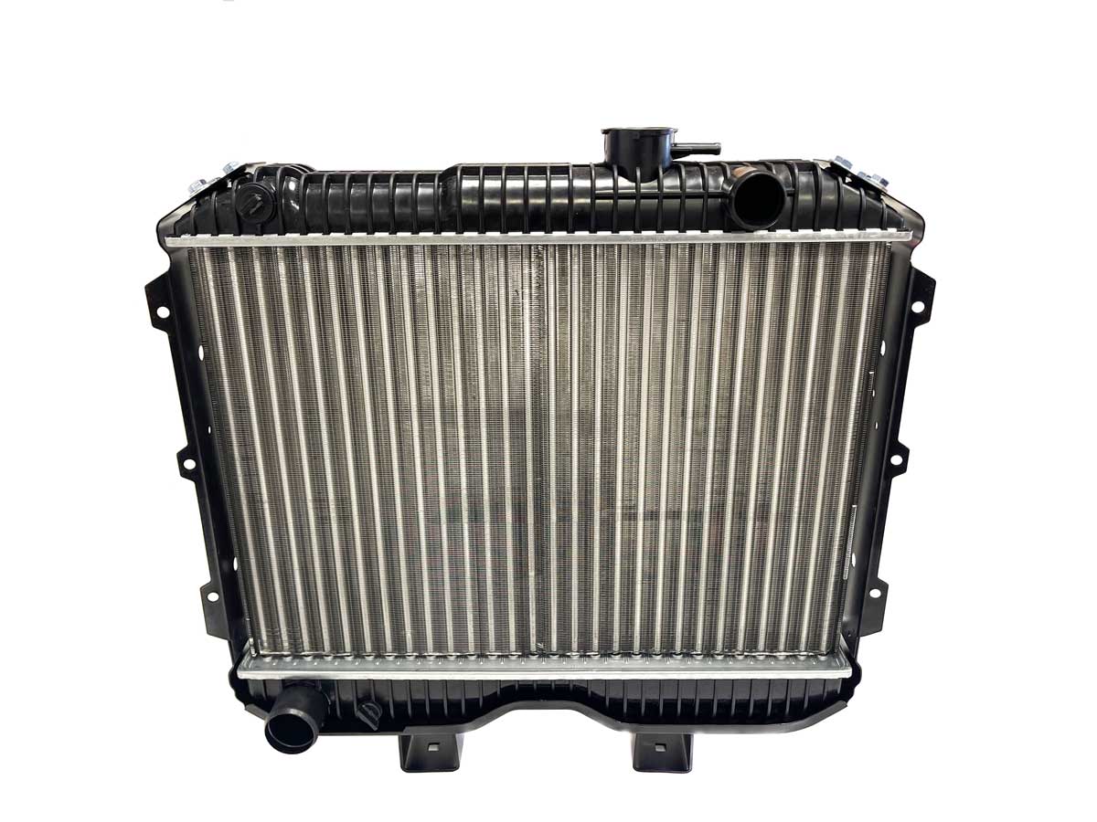 картинка Радиатор охлаждения УАЗ 469, 452 Буханка 3-х рядный алюминиевый 3741-1301010 "Россдеталь"