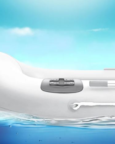 картинка Накладка для креплений RAM® на борт надувной лодки ПВХ и hypalon, серая, шар 38 мм
