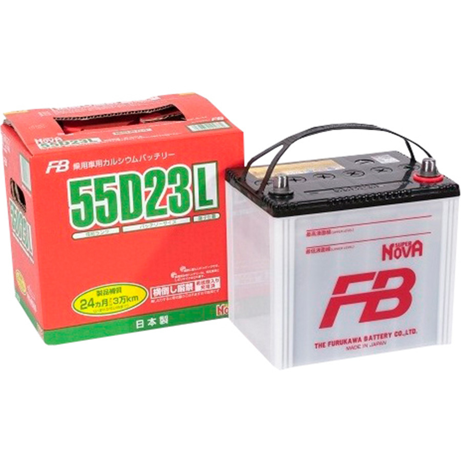 картинка Аккумулятор Furukawa Battery SUPER NOVA 60Ач о/п 55D23L