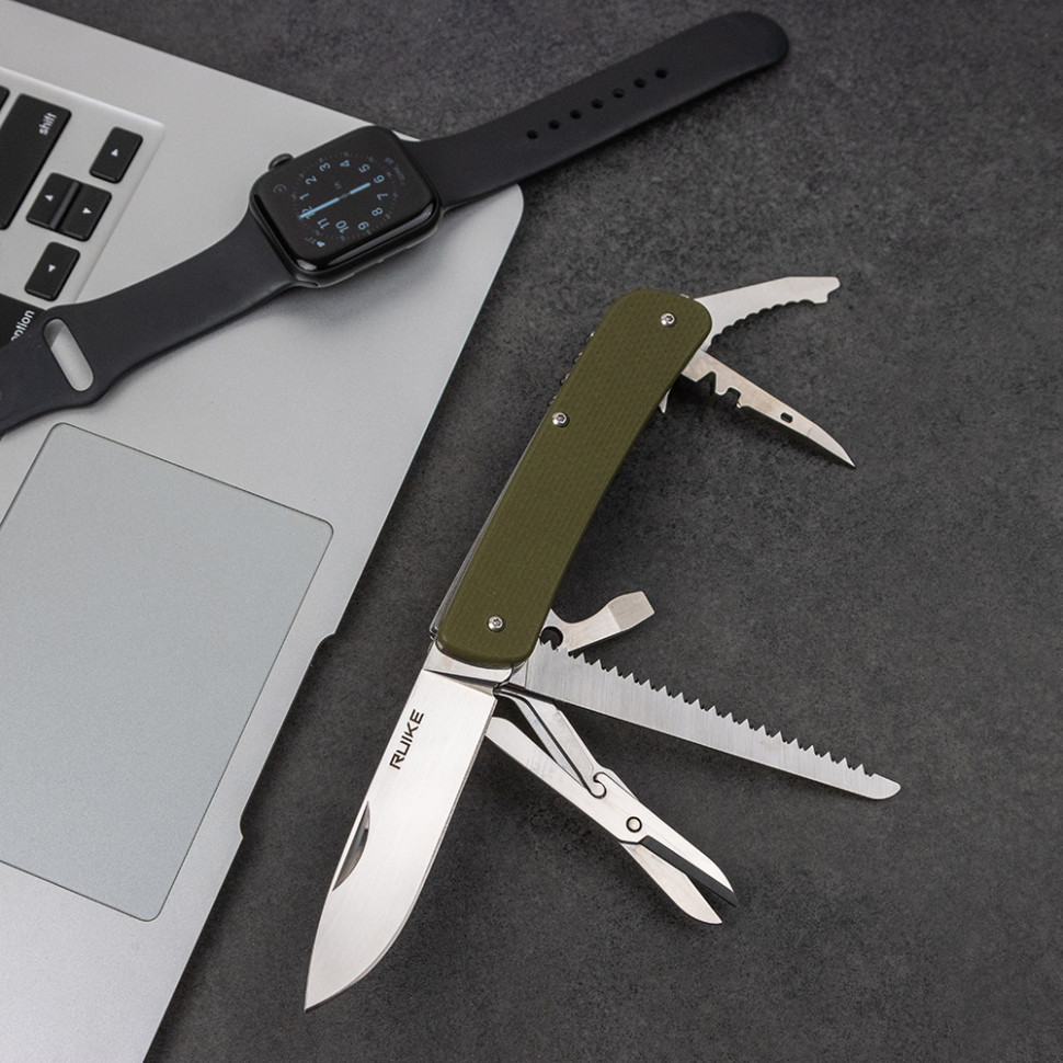 картинка Нож multi-functional Ruike L42-G зеленый