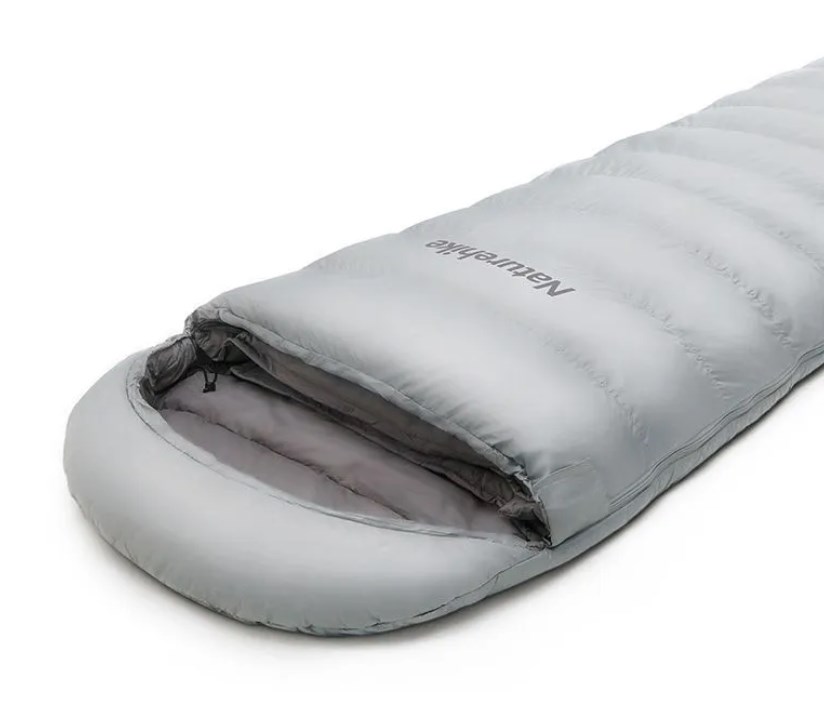 картинка Мешок спальный Naturehike RM80, 220х80 см, (правый) (ТК: -2C), серый