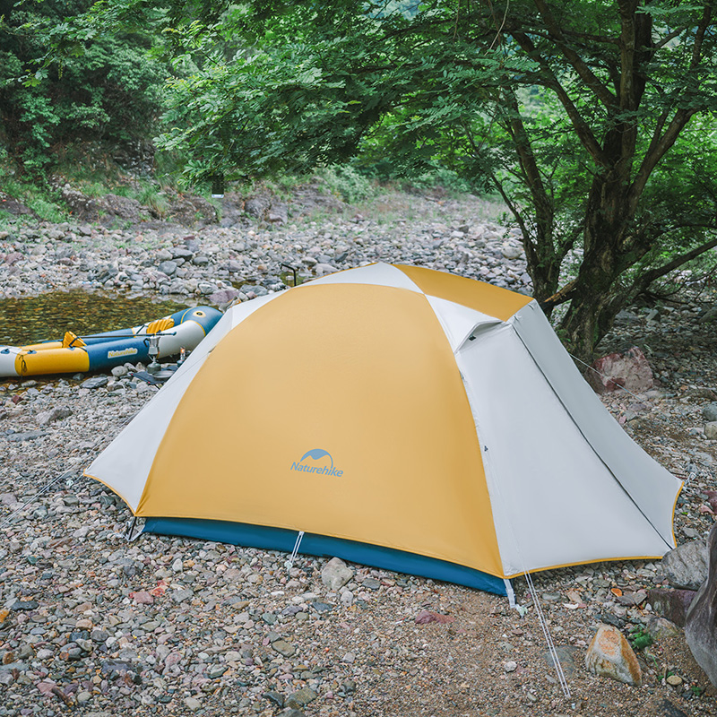 картинка Палатка 2-местная Naturehike Yunchuan-Pro Ultra-Light 4 Seasons CNK2300ZP024 желтый/серый