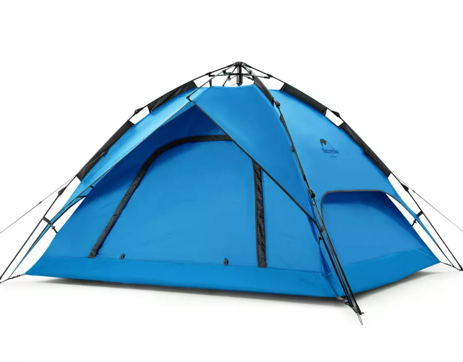 картинка Палатка Naturehike 4-местная, быстросборная, синяя