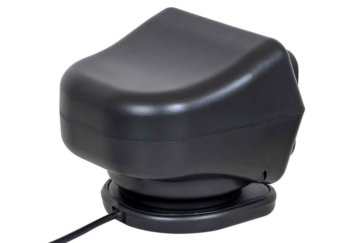 картинка Фара-искатель 12V 60W LED с дистанционным управлением, черный,цок-H3 (180х180х175мм) на магните