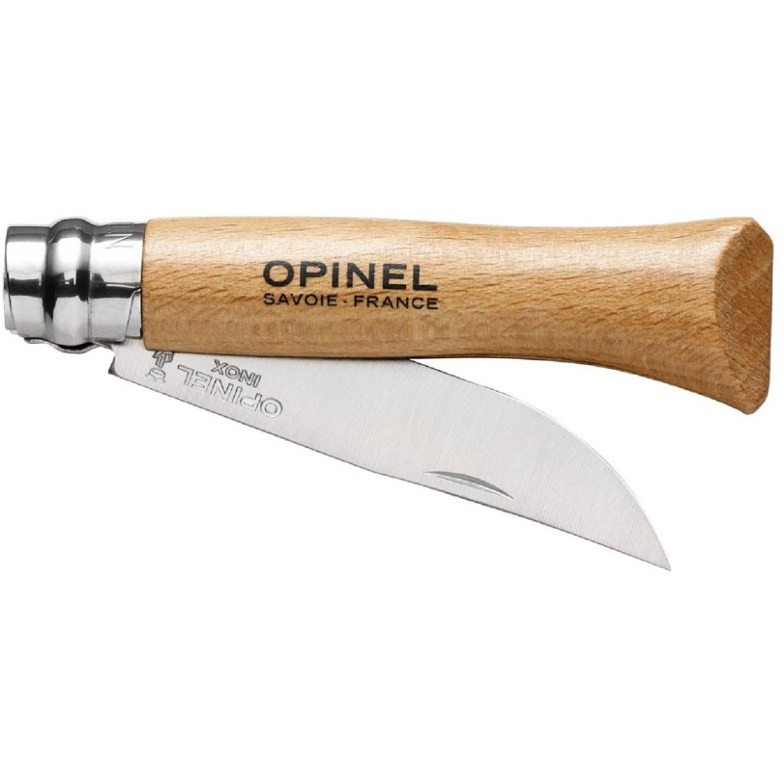 картинка Нож Opinel №9, нержавеющая сталь, дубовая рукоять в картонной коробке 002424