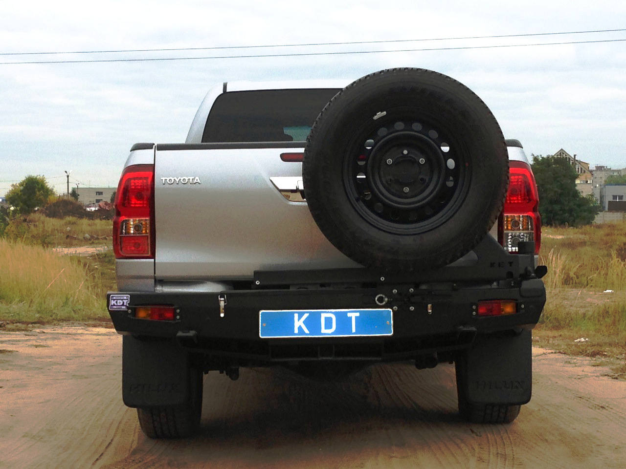 картинка Калитка KDT крепления запасного колеса II поколения на пикапы (под шины до 35")