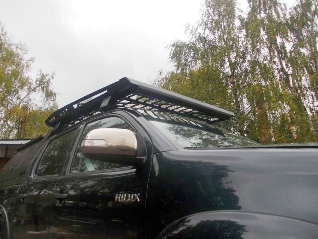 картинка Багажник KDT силовой 4-опорный алюминиевый для Toyota Hilux 1.55x1.25м