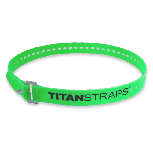 картинка Ремень крепёжный TitanStraps Industrial зеленый L = 91 см (Dmax = 27 см, Dmin = 5,5 см)