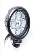картинка Фара светодиодная NANOLED 40W, SLIM круглая, 4 LED CREE X-ML, Euro D120*75 мм