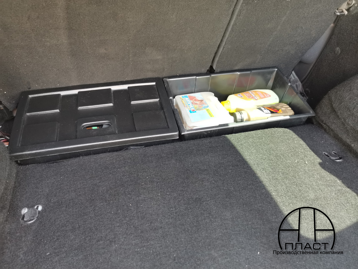 картинка Органайзер в багажник (ровный пол): Lada Largus 5мест, ABS пластик