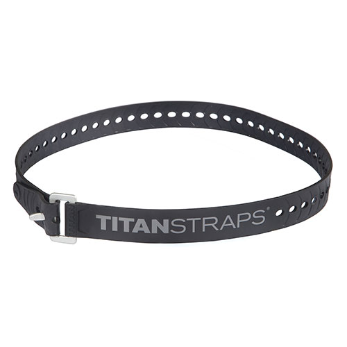 картинка Ремень крепёжный TitanStraps Industrial черный L = 91 см (Dmax = 27 см, Dmin = 5,5 см)