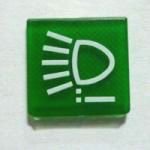 картинка Пиктограмма Функция "Work light left", цвет зеленый (9XT 713 630-421)