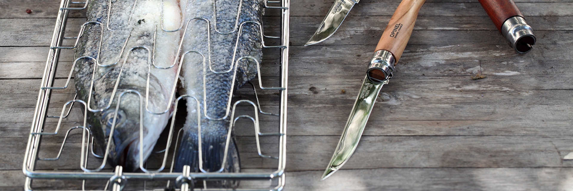 картинка Нож филейный Opinel №8, нержавеющая сталь, рукоять бубинга, 000015