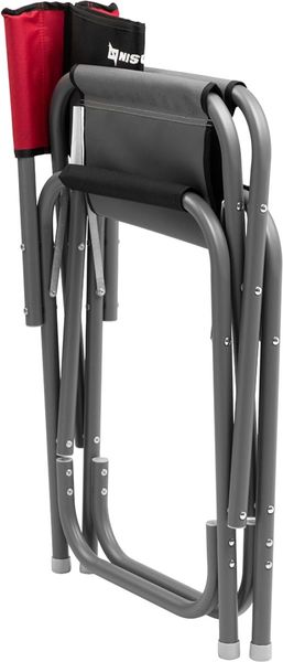 картинка Кресло директорское NISUS MAXI без столика (серый/красный/черный)