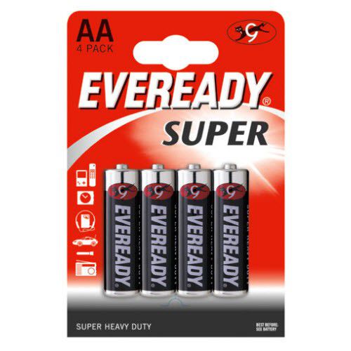 картинка Батарейка Eveready Super LR6 AA (цена за блистер 4шт)