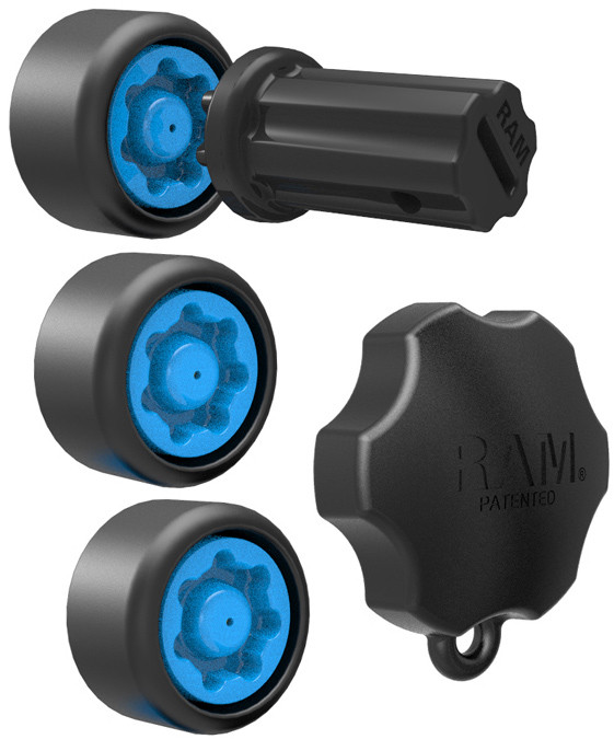 картинка RAM® Pin-Lock™ защитный комплект для одиночных качелей и кронштейнов для подвеса 