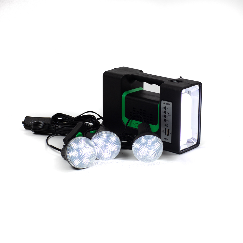 картинка Фонарь аккумуляторный кемпинговый GDLite 10 (три лампы)