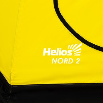 картинка Палатка-зонт зимняя HELIOS NORD-2 Утепленная (желтый/черный)