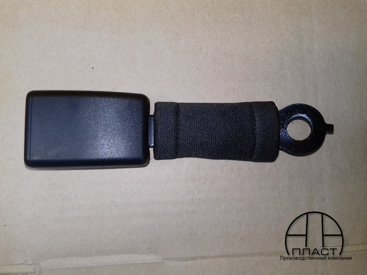 картинка Удлинитель фиксатора ремня безопасности, Чехол: черная ткань