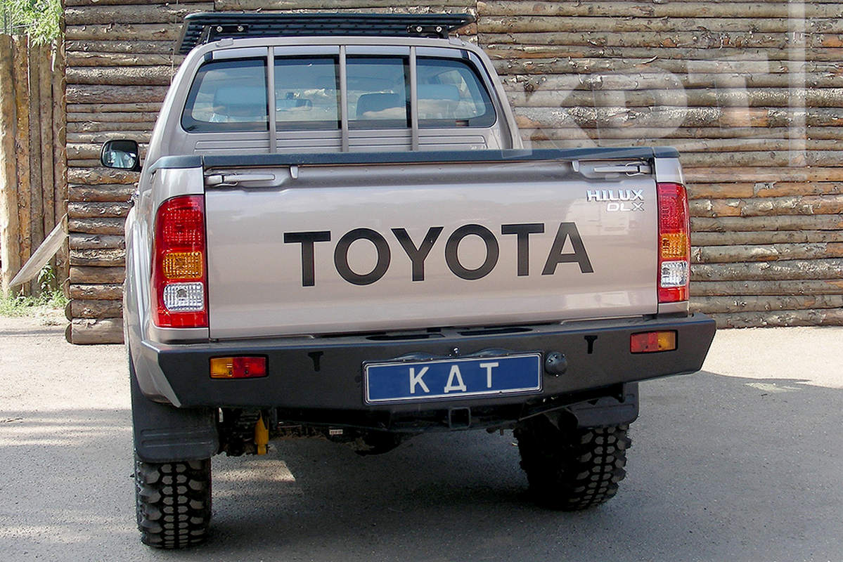 картинка Бампер задний KDT силовой для Toyota Hilux