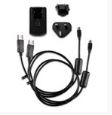 картинка Сетевое зарядное устройство Garmin® 100-240V, USB 5В, 2А, + 2 кабеля миниUSB, микроUSB 