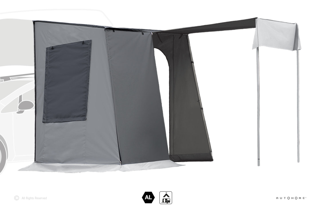 картинка Веранда к палатке AUTOHOME OVERZONE SMALL STANDARD, тент серый, высота 220 см