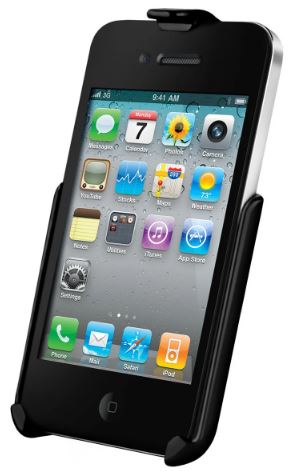 картинка Держатель RAM® для Apple iPhone 4/4S без чехла, высокопрочный композит