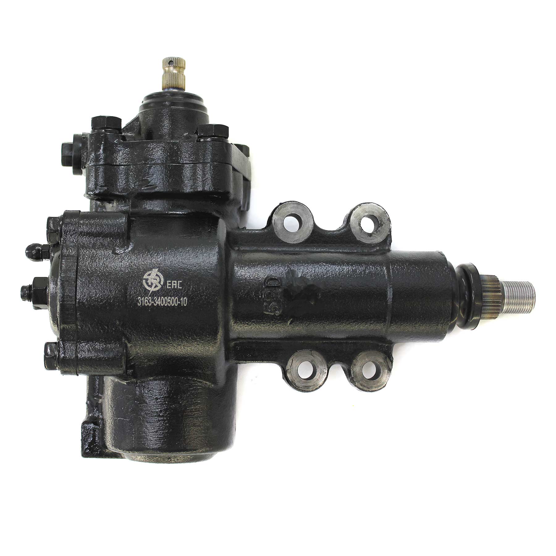 картинка Рулевой механизм УАЗ-3163 ПАТРИОТ (ГУР) YuBei мелкий шлиц с 2014г.в. ZDZ52D (3163-3400500-10)