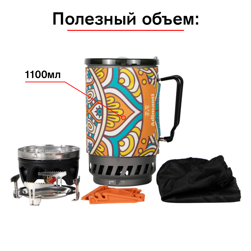 картинка Система приготовления пищи Adimanti AD-10A, 1400 мл, цвет черный, AD-10A