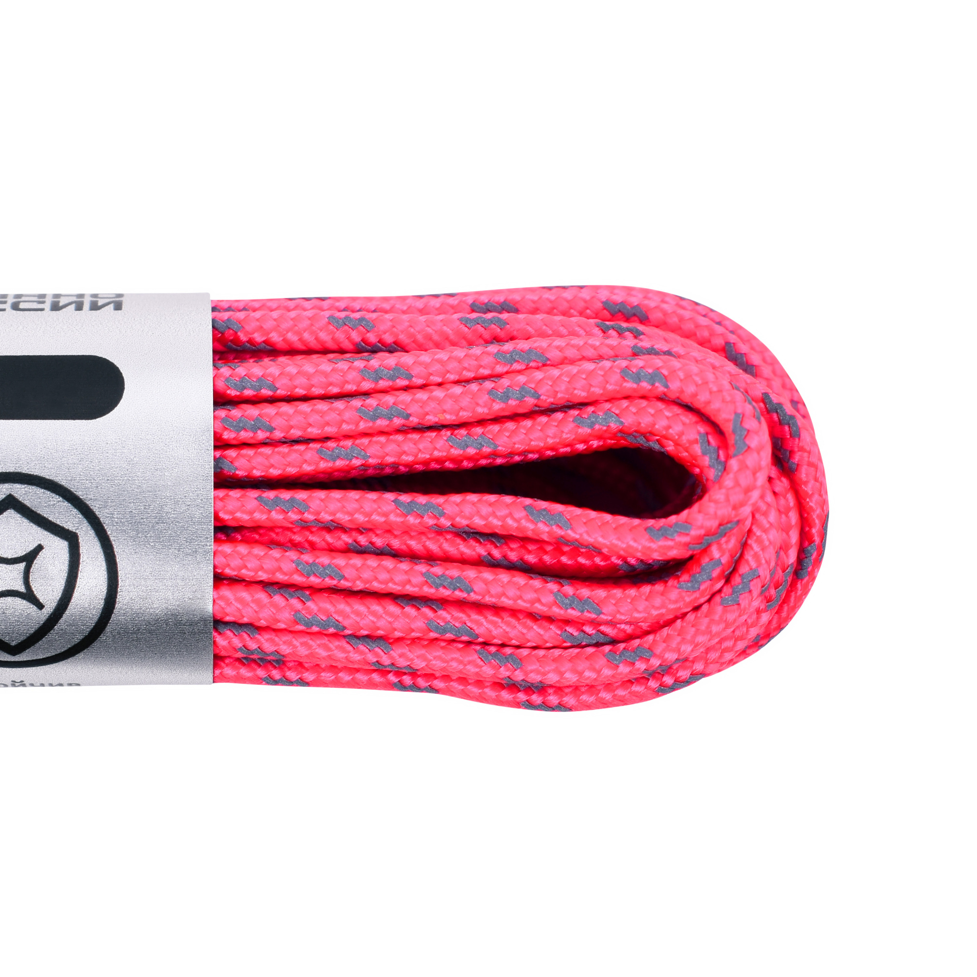 картинка Паракорд 275 (мини) CORD nylon 10м световозвращающий (neon pink)